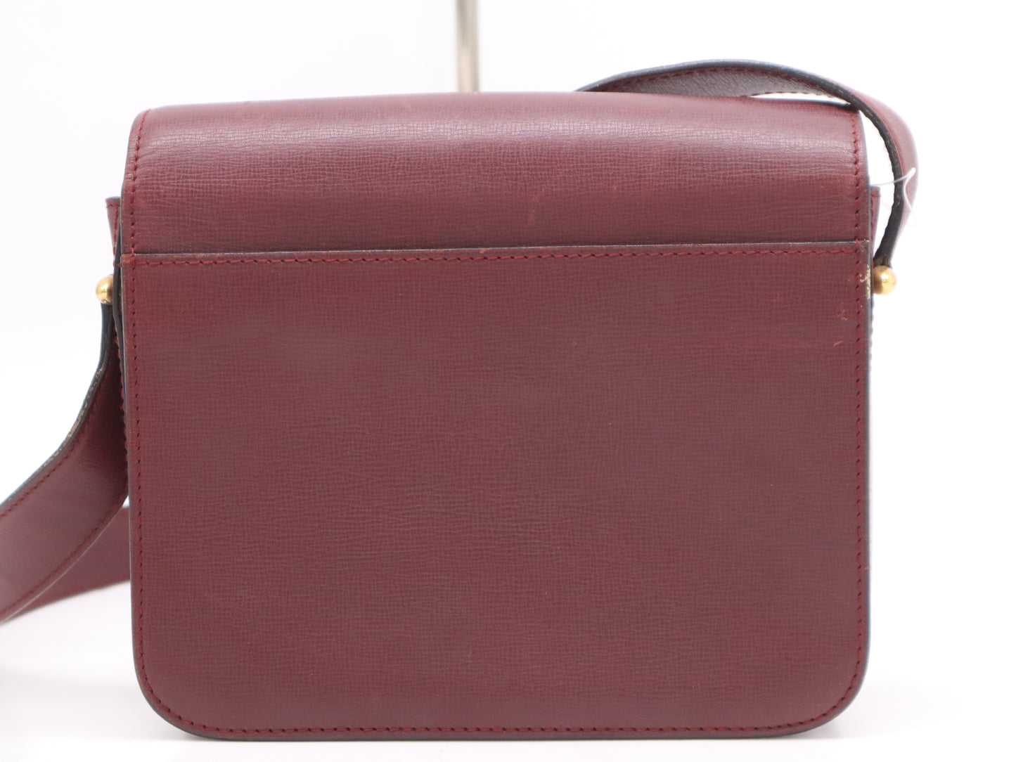 Cartier Leather Mastline Shoulder Bag Bordeaux Shoulder Bag