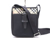BURBERRY Canvas x Leather Nova Check Black SV Hardware Shoulder Bag
