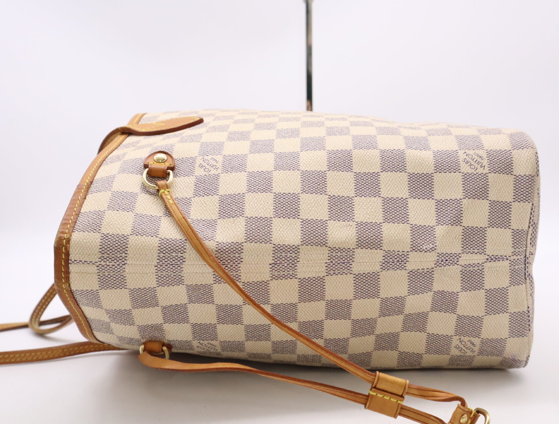 LOUIS VUITTON N51107 Azur Neverfull MM Old Model Tote Bag