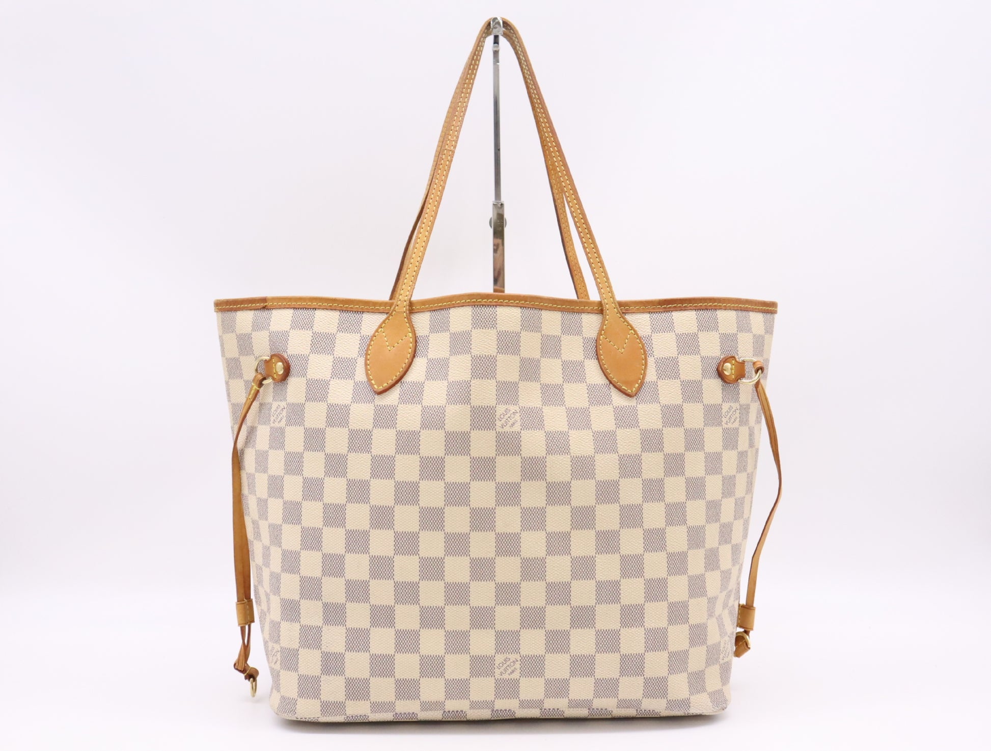 LOUIS VUITTON N51107 Azur Neverfull MM Old Model Tote Bag