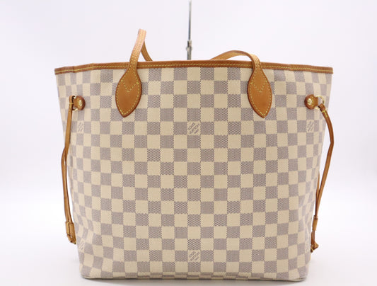 LOUIS VUITTON N51107 Azur Neverfull MM Old Model Tote Bag