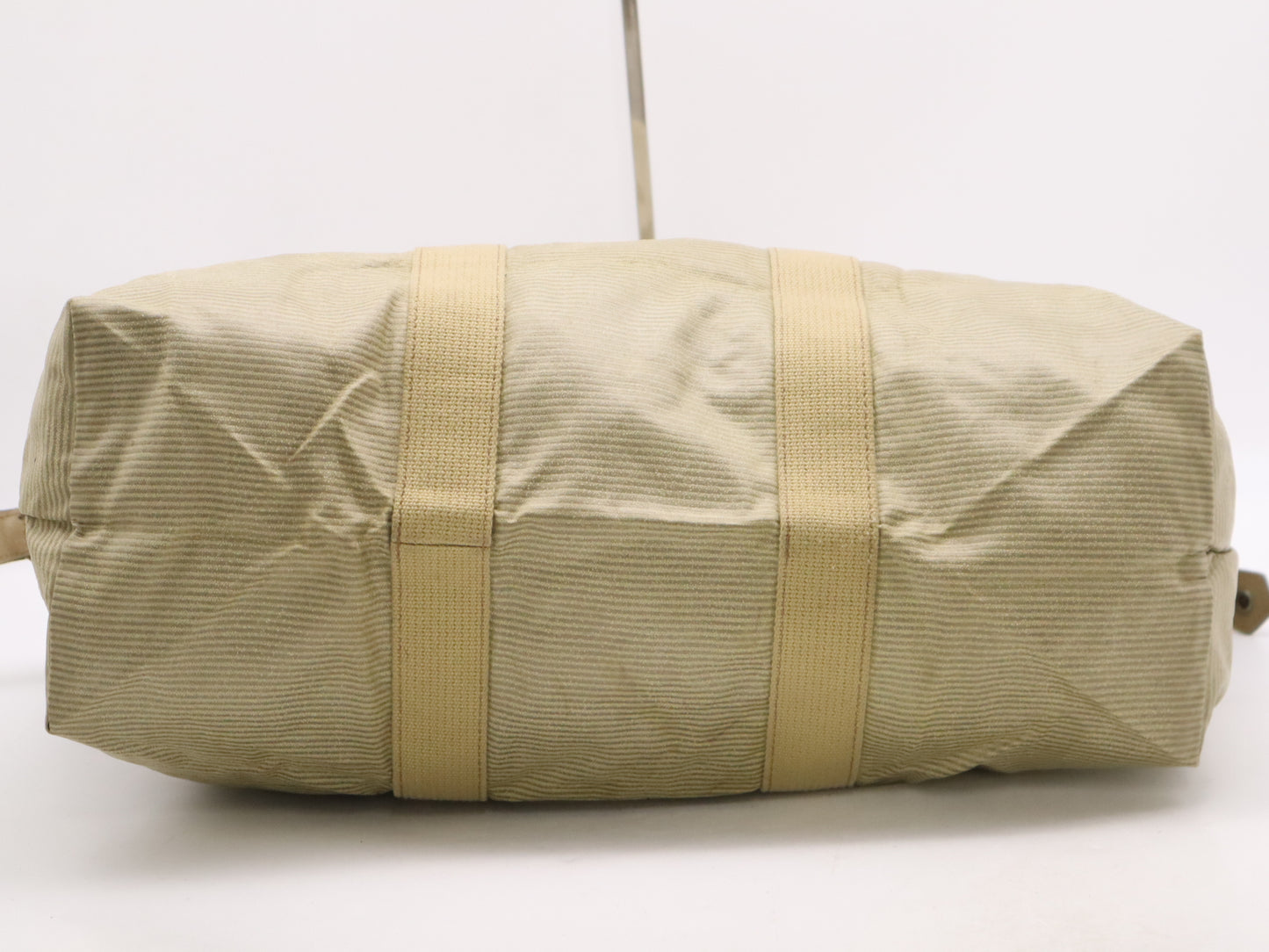 Yves Saint Laurent PVCx Canvas Logo Tote Bag Khaki Tote Bag