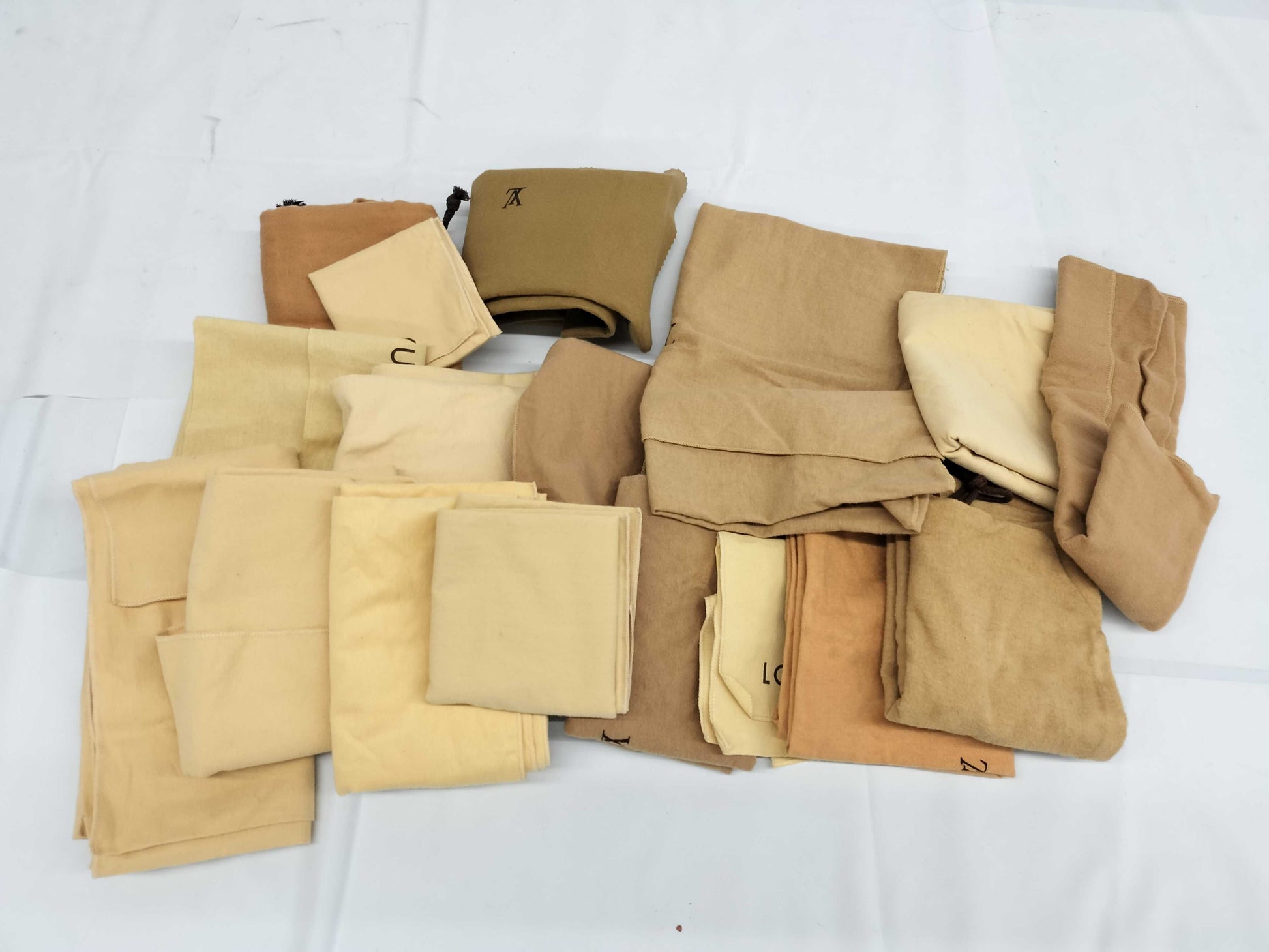 Set of 20 Louis Vuitton Dust Bags 