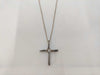 Tiffany & Co. SV925 Elsa Peretti Open Cross Necklace