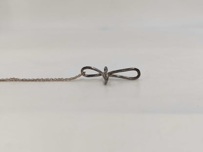 Tiffany & Co. SV925 Elsa Peretti Open Cross Necklace