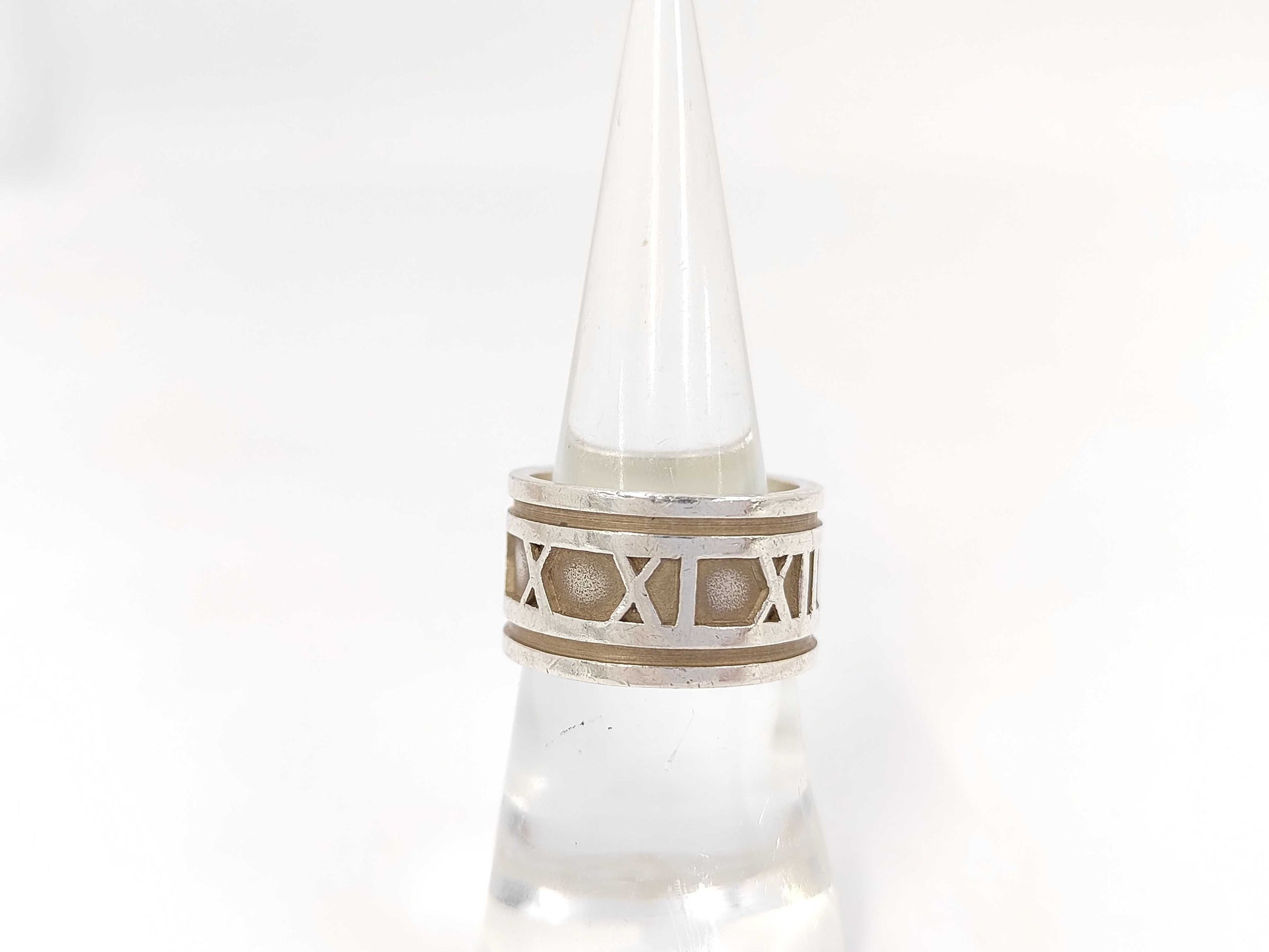 Tiffany & Co. SV925 Atlas Wide Silver Ring