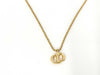 Dior CD logo gold necklace