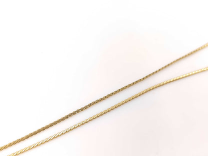 Dior GPCD logo rhinestone gold necklace