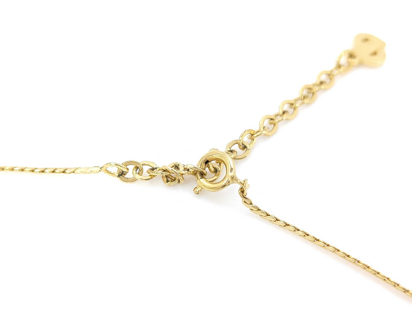 Dior GPCD logo rhinestone gold necklace