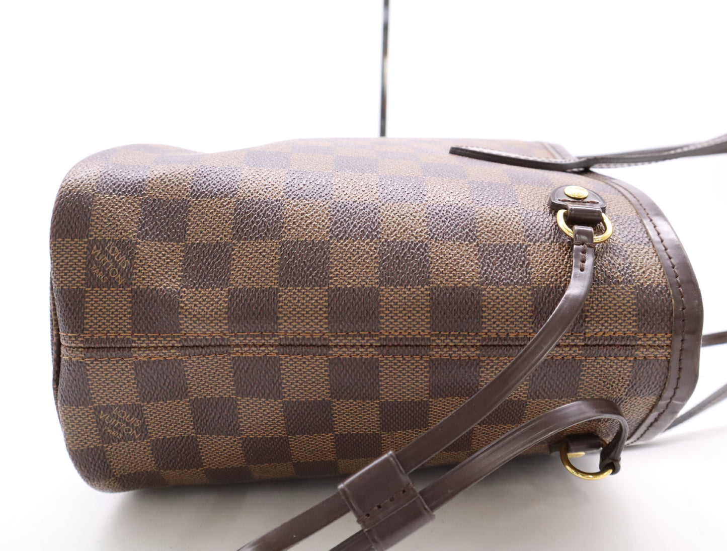 LOUIS VUITTON N41359 Damien Never Full PM Tote Bag with Pouch & Storage Bag