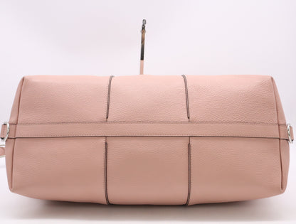 LOUIS VUITTON M50279 Tryon Leather Astralis Magnolia Boston Bag with Shoulder Strap, Cadena Key, 2 Keys, Name Tag