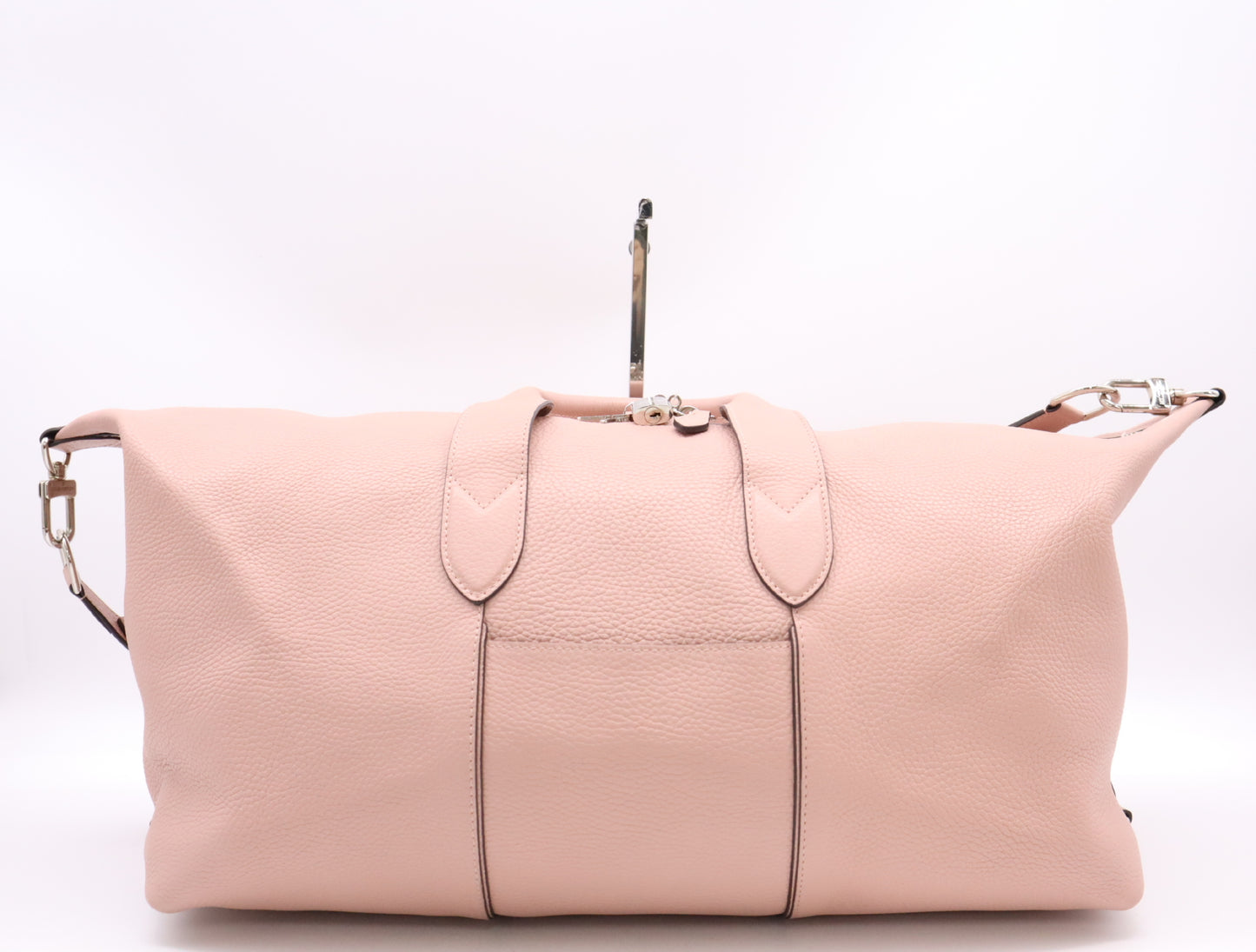 LOUIS VUITTON M50279 Tryon Leather Astralis Magnolia Boston Bag with Shoulder Strap, Cadena Key, 2 Keys, Name Tag