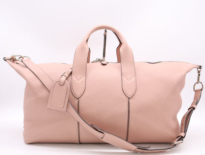 LOUIS VUITTON M50279 Tryon Leather Astralis Magnolia Boston Bag with Shoulder Strap, Cadena Key, 2 Keys, Name Tag