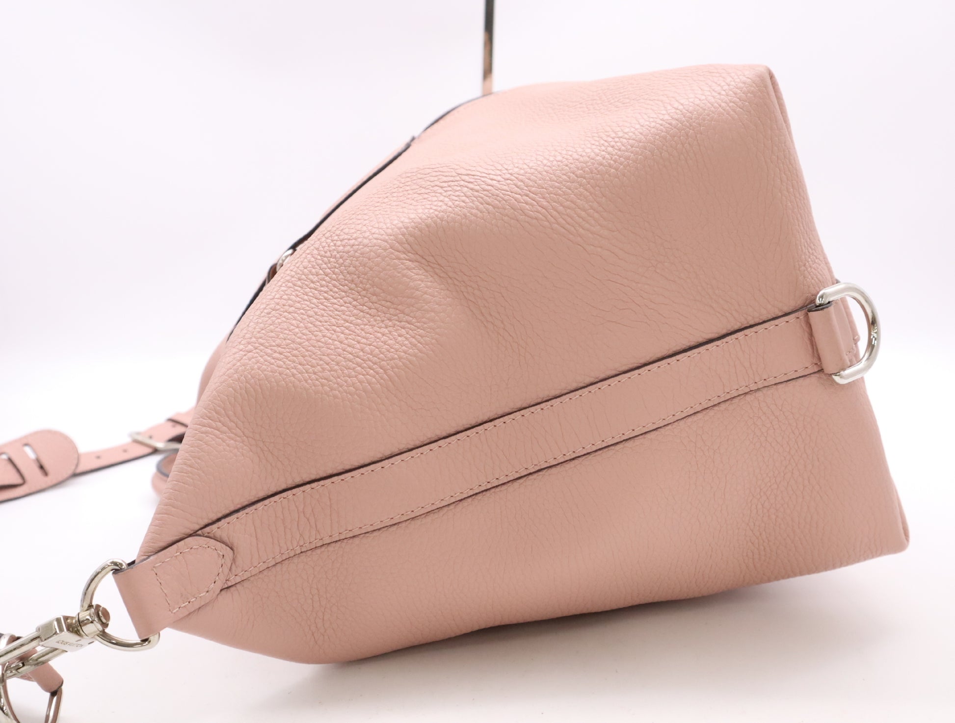 LOUIS VUITTON M50279 Tryon Leather Astralis Magnolia Boston Bag with Shoulder Strap, Cadena Key, 2 Keys, Name Tag