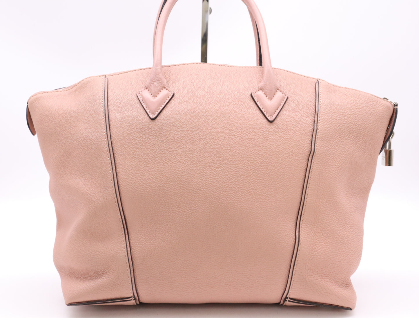 LOUIS VUITTON M94594 Tryon Leather Parnacea Lockit MM Magnolia Crochet Cadena Key w/x 2 Tote Bag