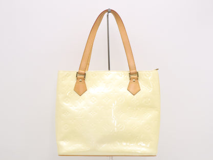 LOUIS VUITTON M91004 Vernis Houston Beige Handbag