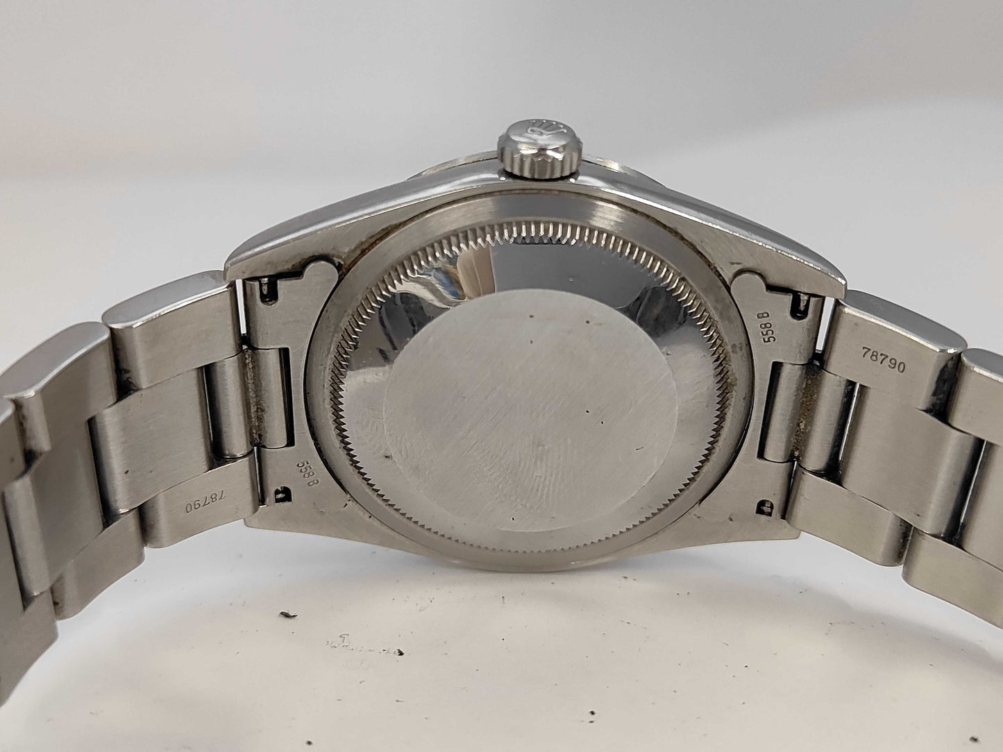 ROLEX 14270 A181793 Black Dial Oyster Bracelet Boys' Watch