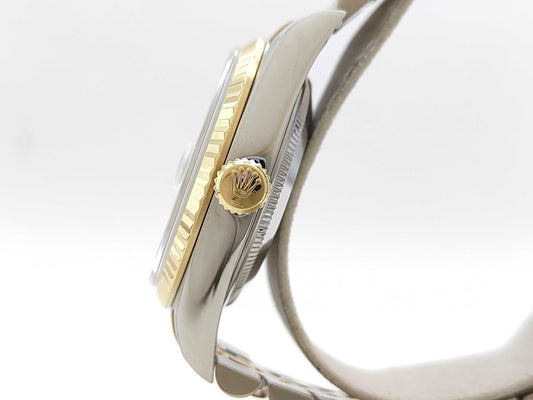 ROLEX 16233 T717446 Champagne Dial Jubilee Bracelet Men's Watch