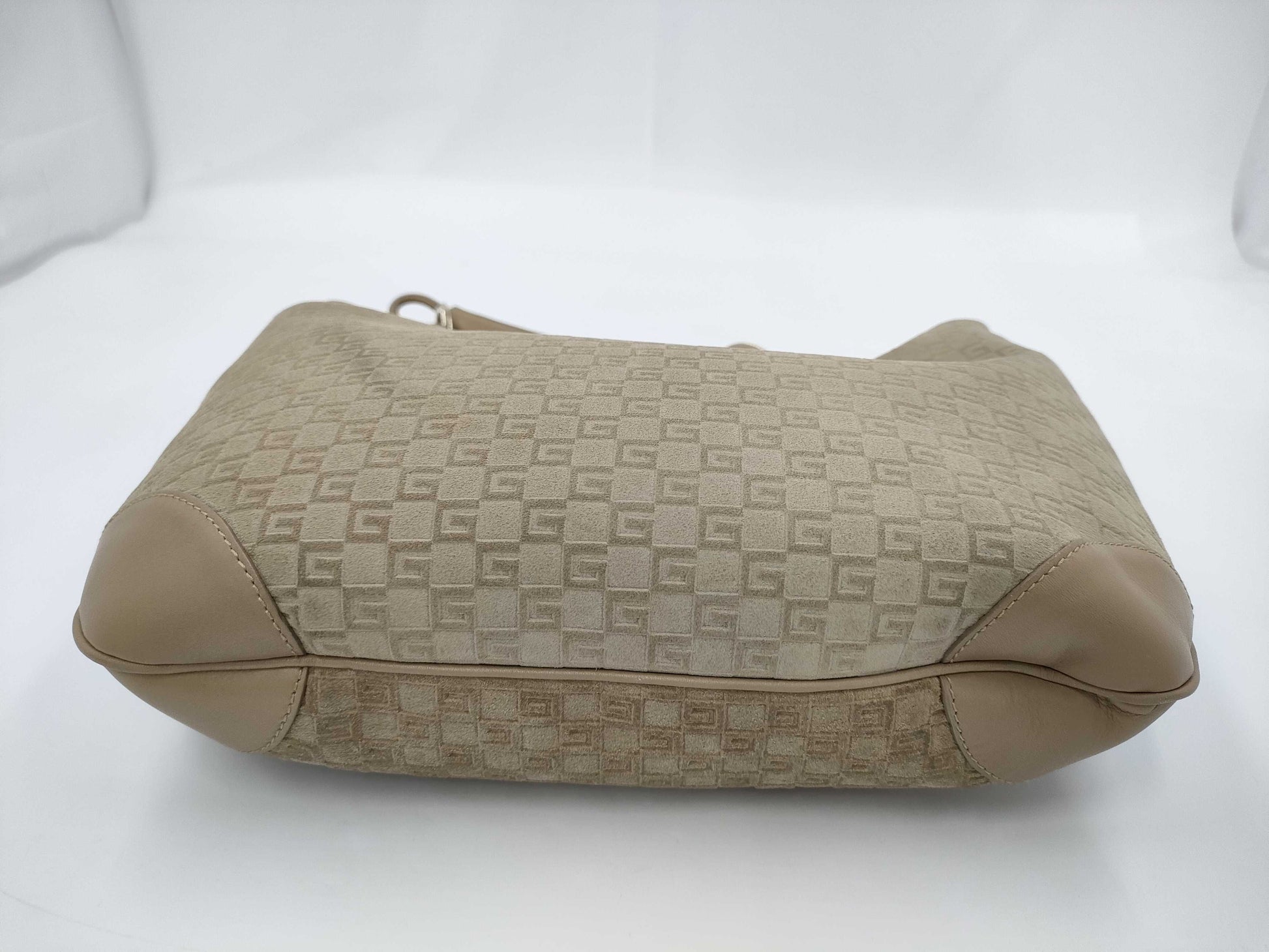 GUCCI Gucci Suede GG Pattern 001.4157 One Shoulder Bag