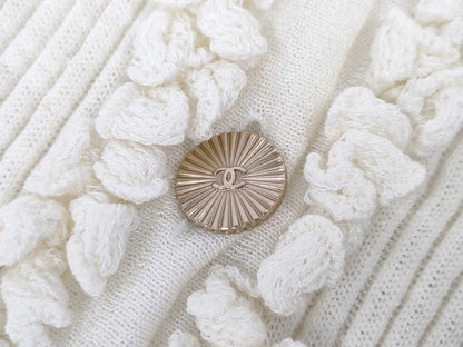 CHANEL 09P Coco Button Long Cardigan Size 42 Dress