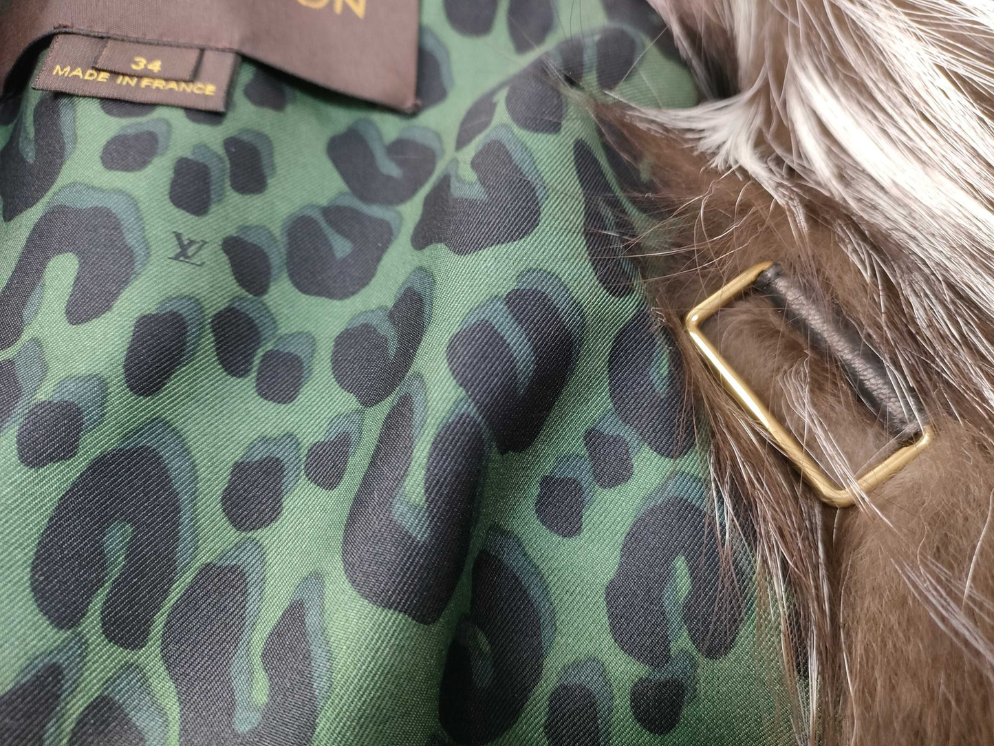 LOUIS VUITTON Louis Vuitton fur fox vest jacket