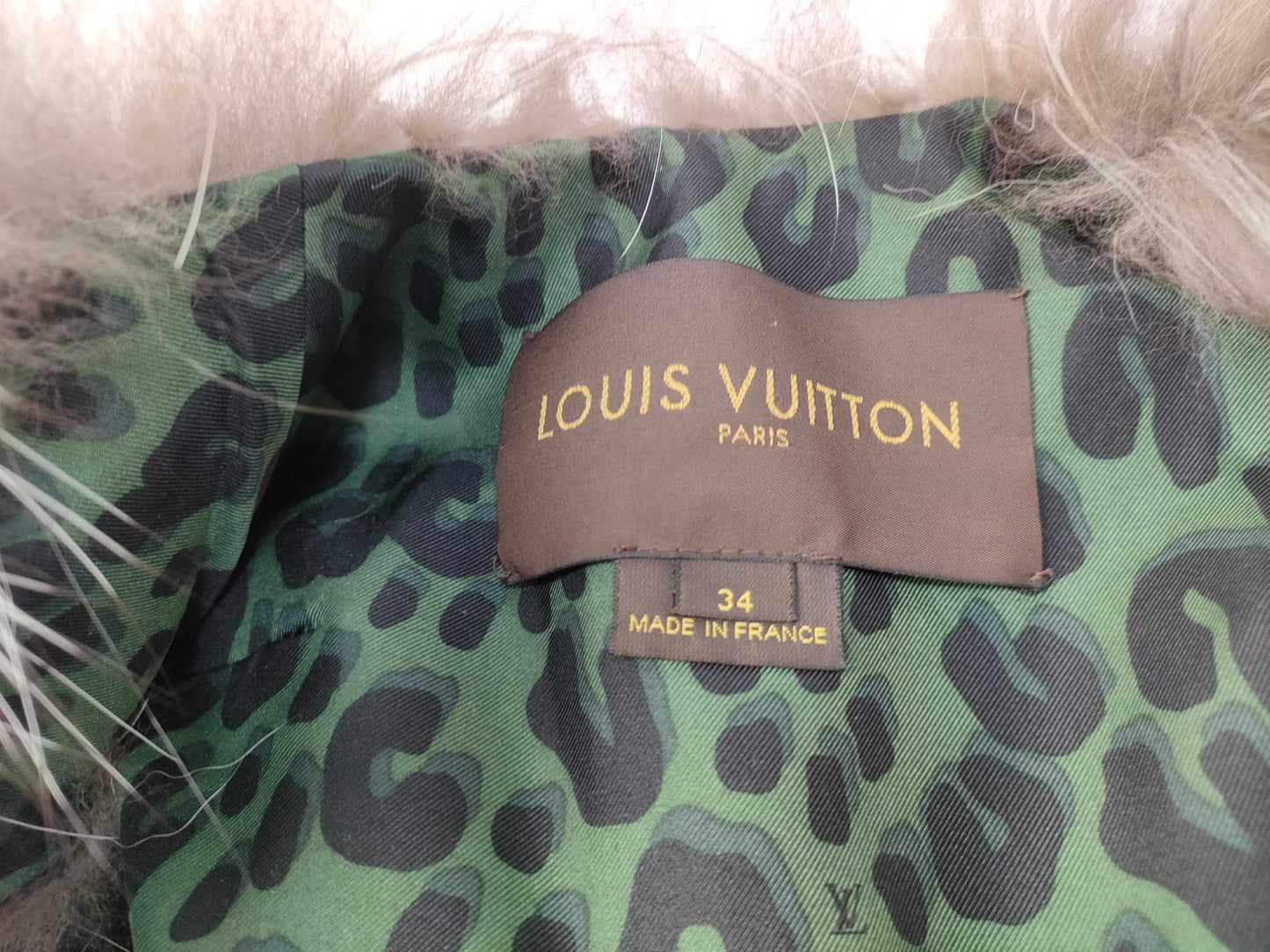 LOUIS VUITTON Louis Vuitton fur fox vest jacket