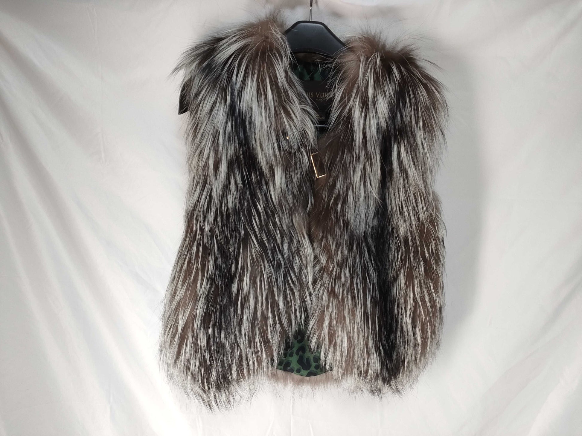 LOUIS VUITTON Louis Vuitton fur fox vest jacket