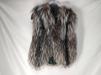 LOUIS VUITTON Louis Vuitton fur fox vest jacket