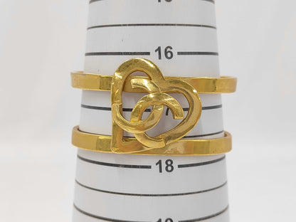 CHANEL Cocomark Bracelet Bangle 95P Box Bracelet Bangle
