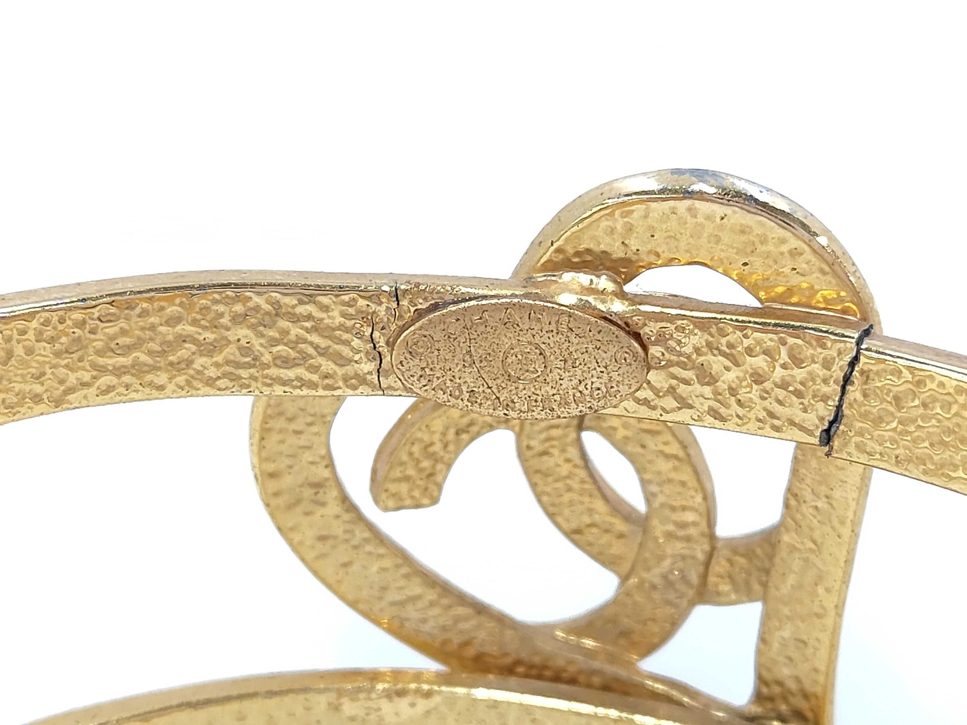 CHANEL Cocomark Bracelet Bangle 95P Box Bracelet Bangle