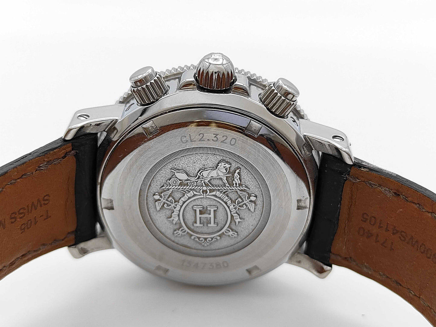 HERMES Clipper Diver CL.2.320 1347380 Quartz Boys Watch