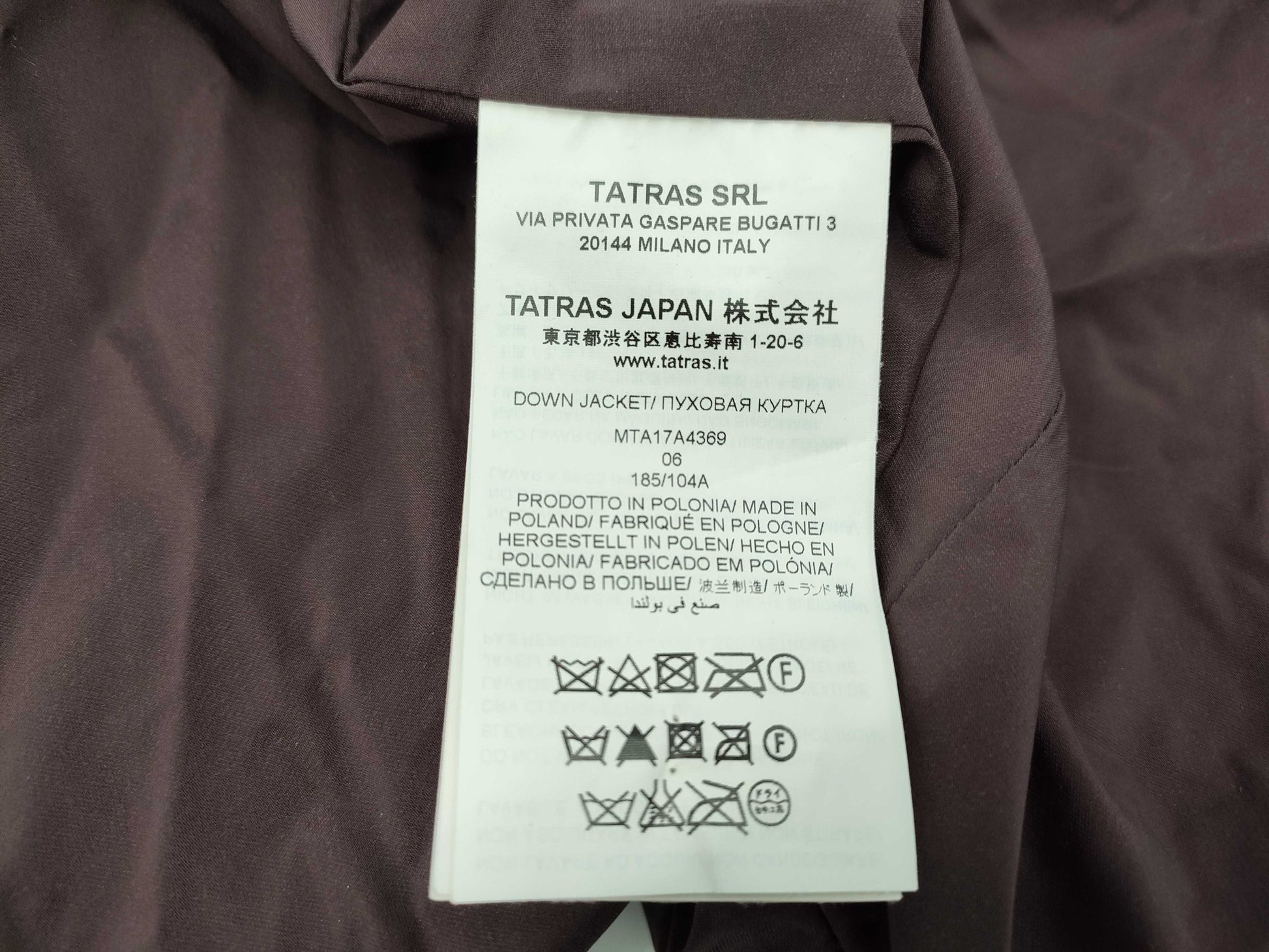 Tatras Outerwear Down #6 Coat