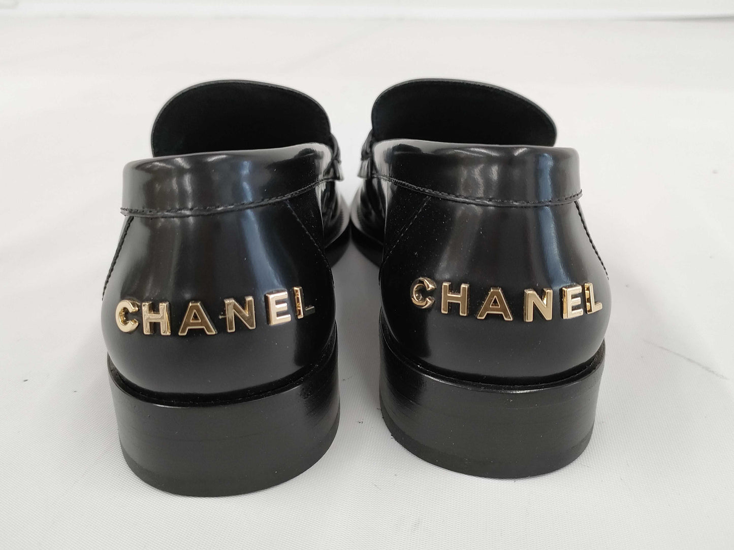 CHANEL Logo Loafers Loafers