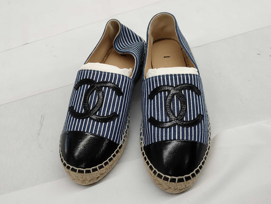 CHANEL Blue Espadrille Other Shoes