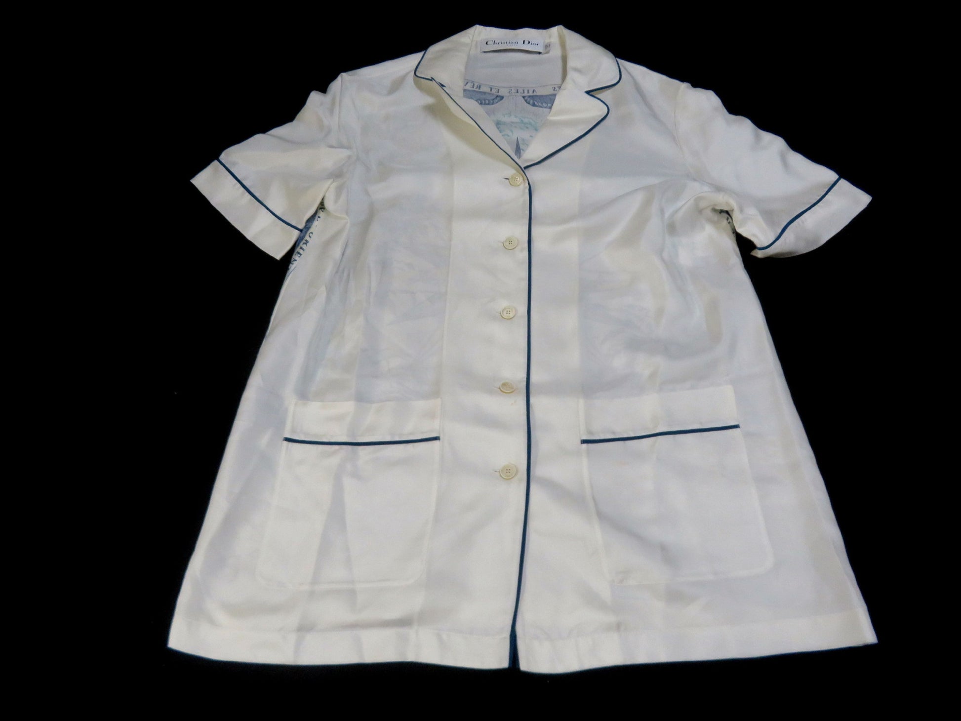 Dior White Shats Pants Pajama Set Other Apparel