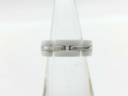 CHANEL Ultra T50 Ceramic WG Au750 6.3g Ring 