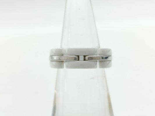 CHANEL Ultra T50 Ceramic WG Au750 6.3g Ring 