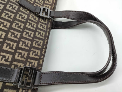 FENDI Zucchino Tote Bag 8BH138 with Zucca Pattern