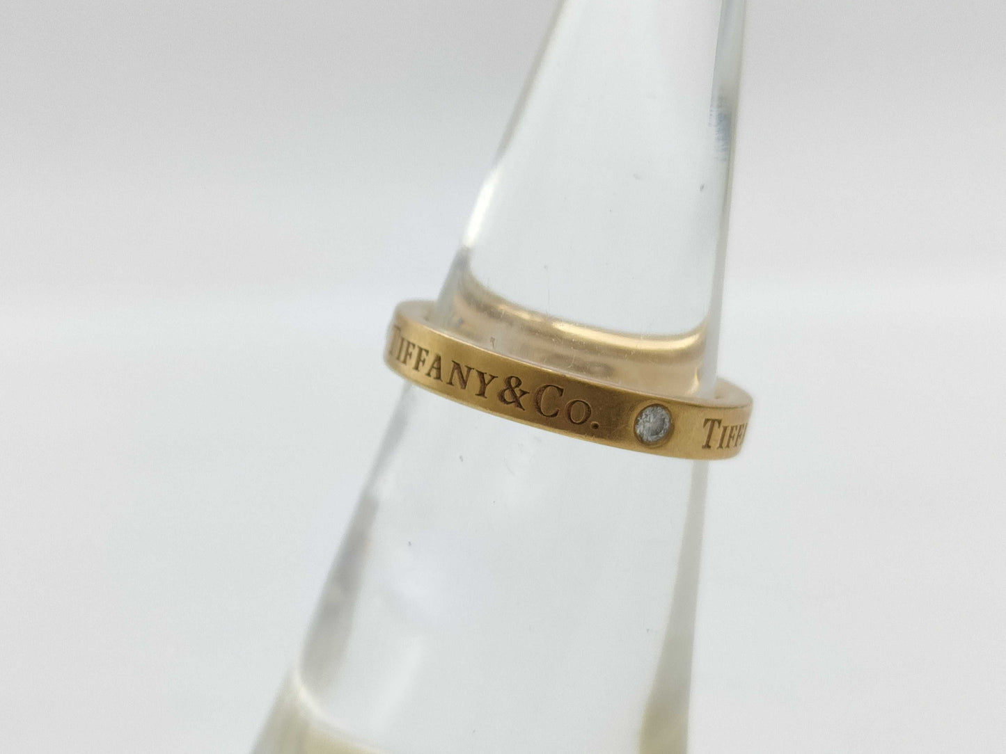 Tiffany & Co. Flat Band 3PD AU750 3.7g Ring 