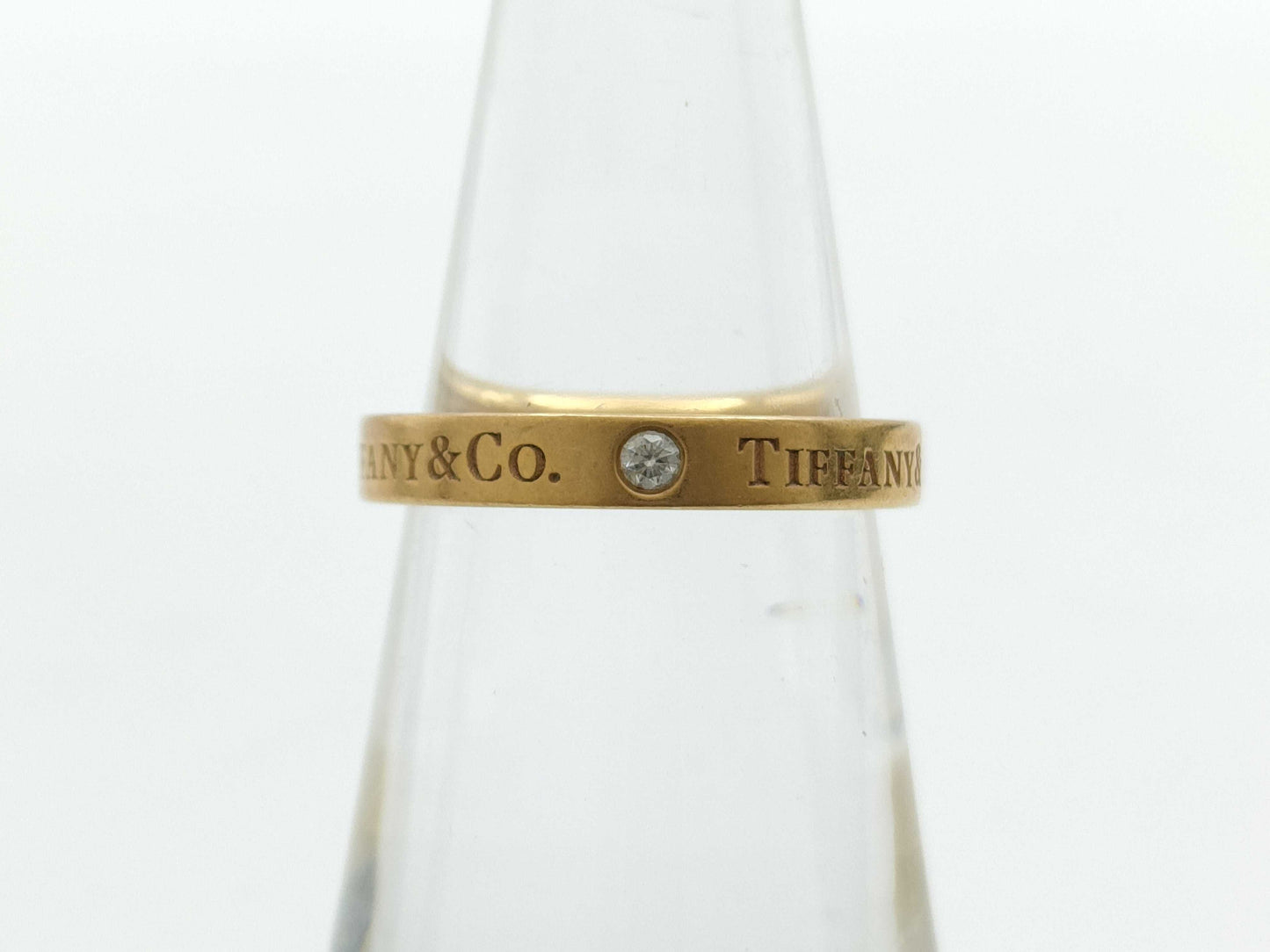 Tiffany & Co. Flat Band 3PD AU750 3.7g Ring 