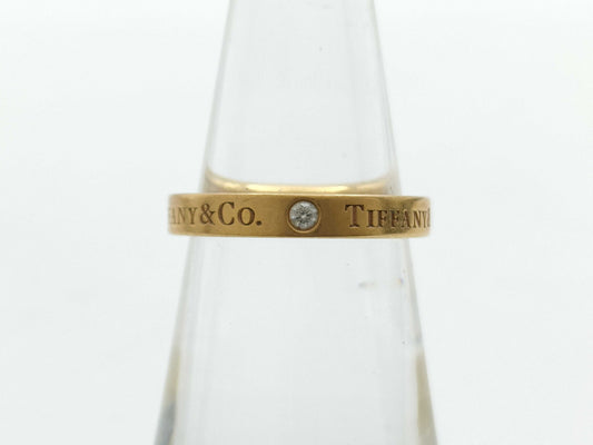 Tiffany & Co. Flat Band 3PD AU750 3.7g Ring 