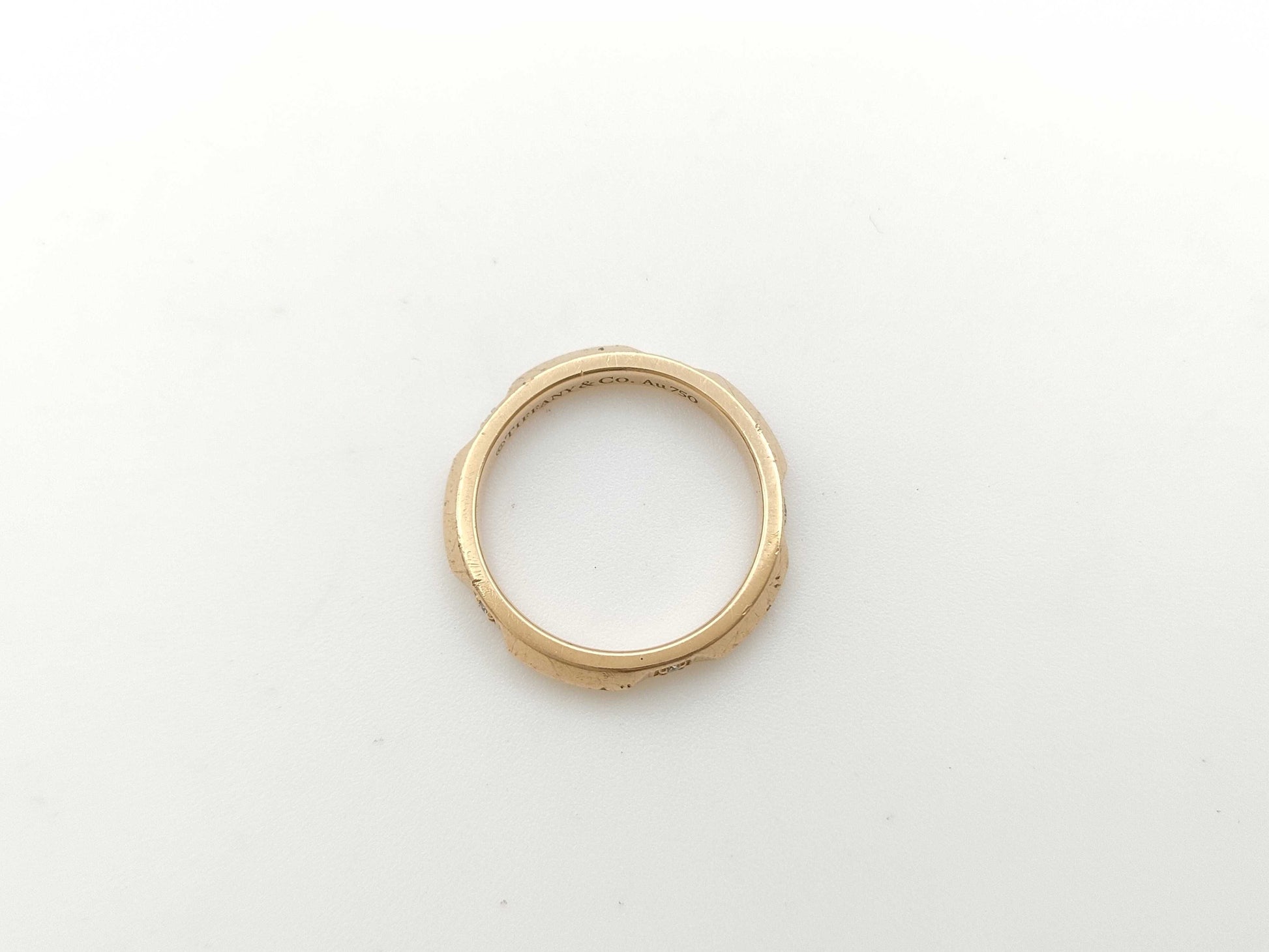 Tiffany & Co. TrueBand 5PD Au750 3.3g Ring 