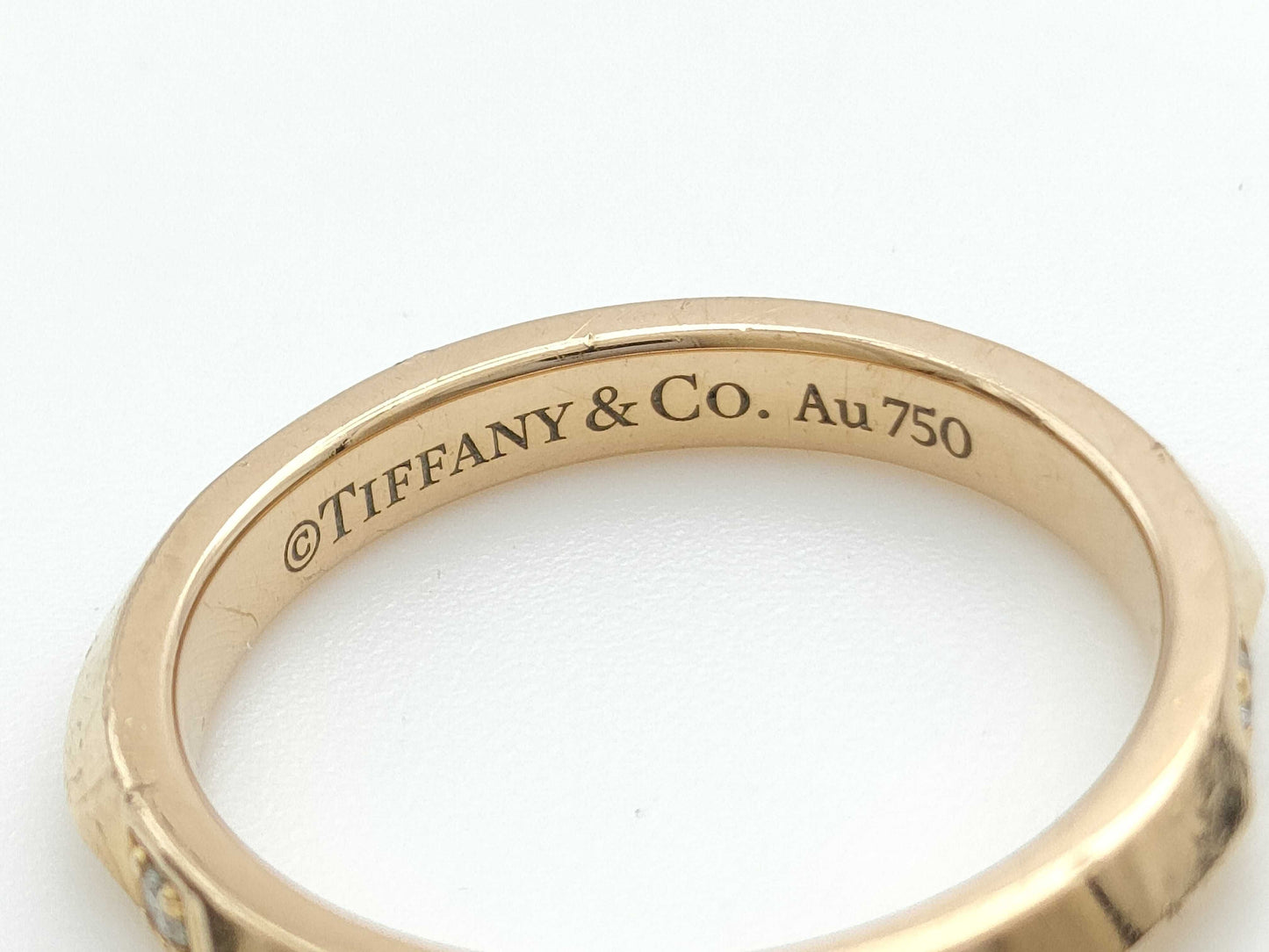 Tiffany & Co. TrueBand 5PD Au750 3.3g Ring 