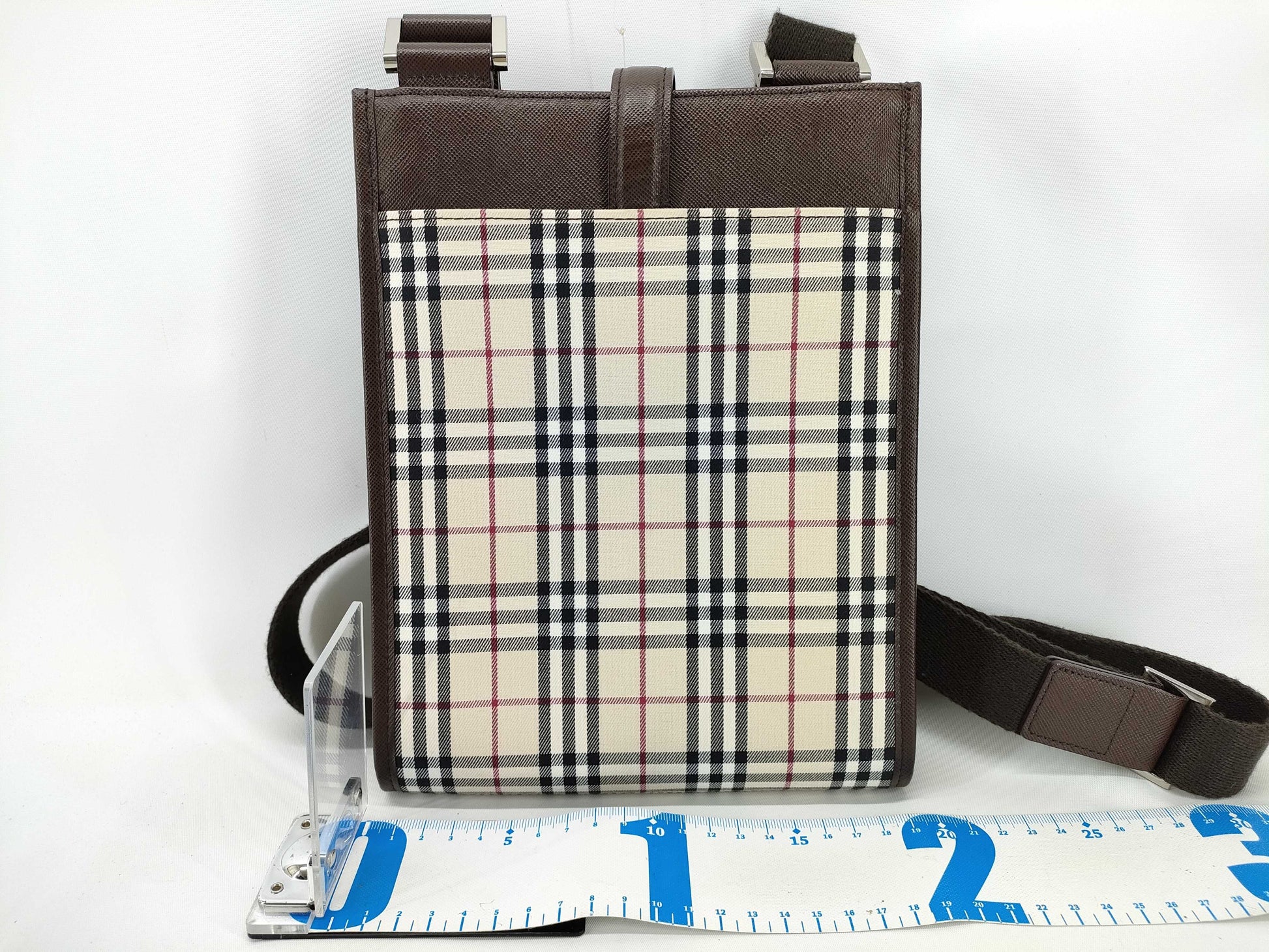 BURBERRY Nova Check Shoulder Bag