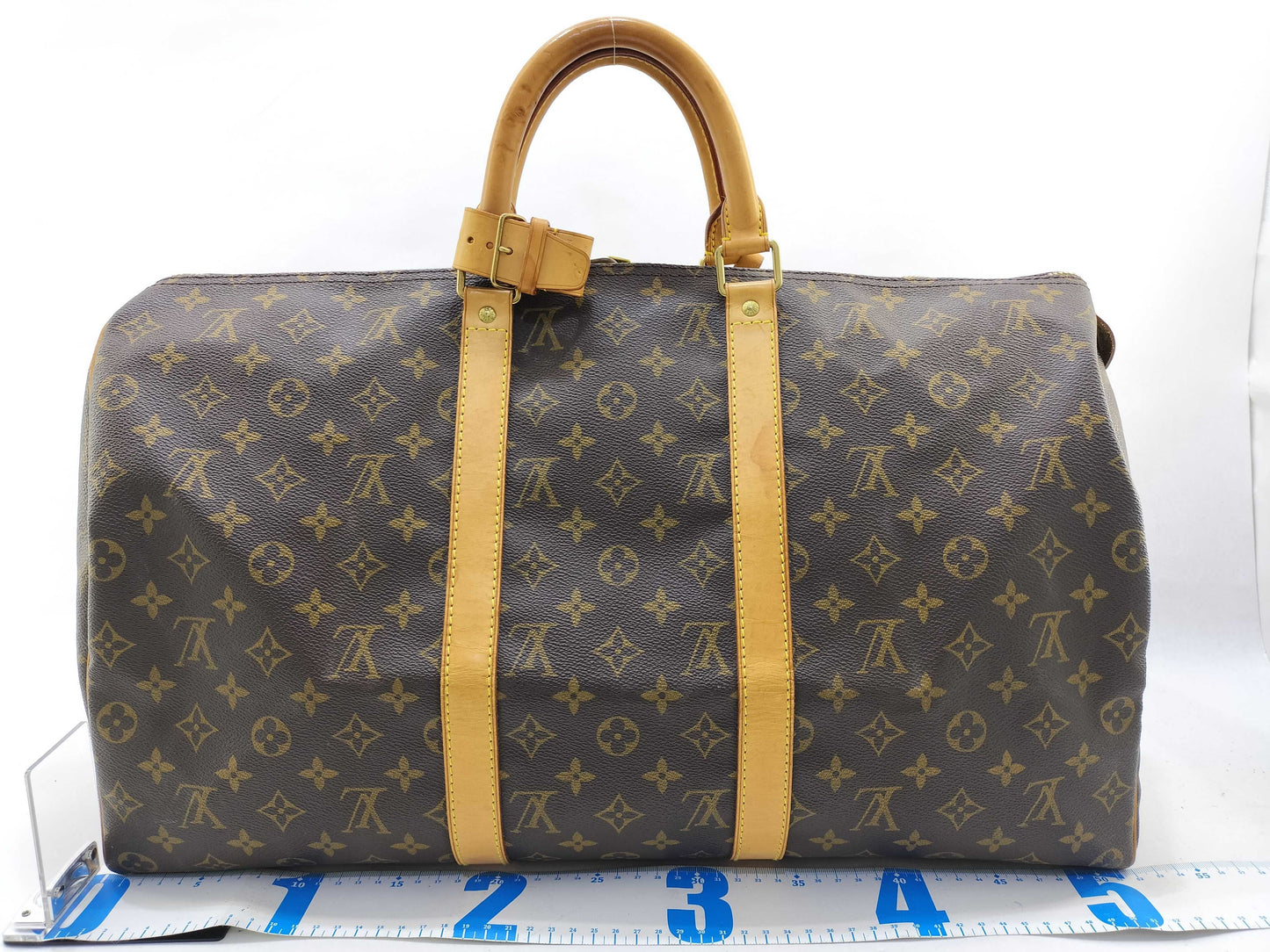 LOUIS VUITTON Monogram Vuitton Monogram Keypol 50 FL1000 Boston Bag