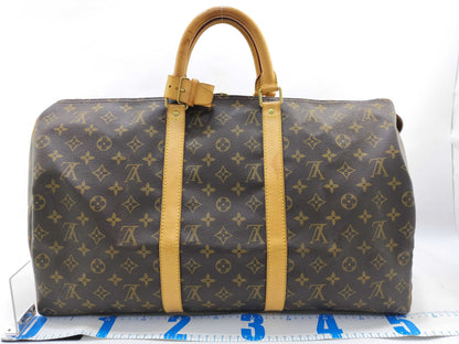 LOUIS VUITTON Monogram Vuitton Monogram Keypol 50 FL1000 Boston Bag