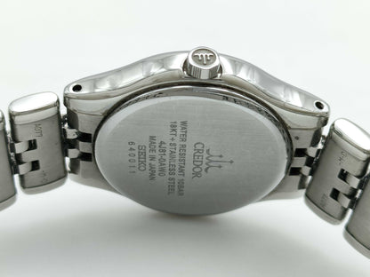 SEIKO Credor GSAS946 4J81-0AW0 640011 Quartz Shell Dial Women's Watch