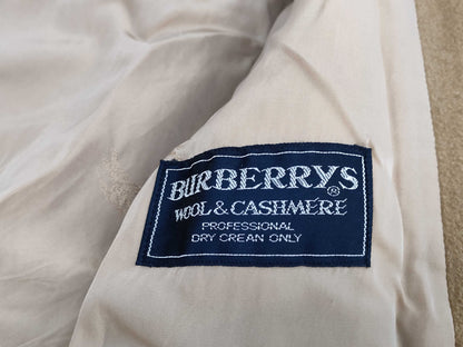 Burberrys BURBERRY Long Coat Cashmere Blend Belt Horse Logo C-TK83 A Coat