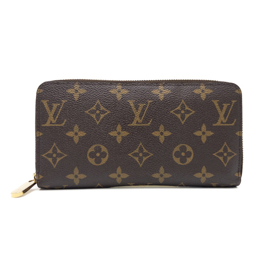 LOUIS VUITTON LOUIS VUITTON Monogram Zippy Wallet M60017 CA4192 Wallet
