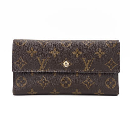 LOUIS VUITTON LOUIS VUITTON Vuitton Monogram Porte-Feuille International M61217 Wallet with Box